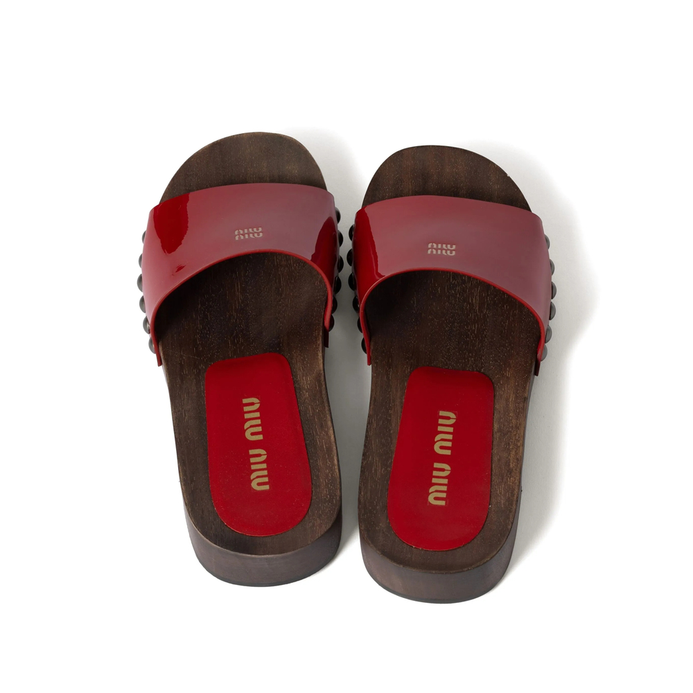 Leather Slides