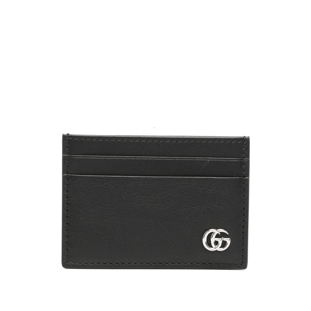 Gucci Gg Marmont Money-clip Cardholder In Black