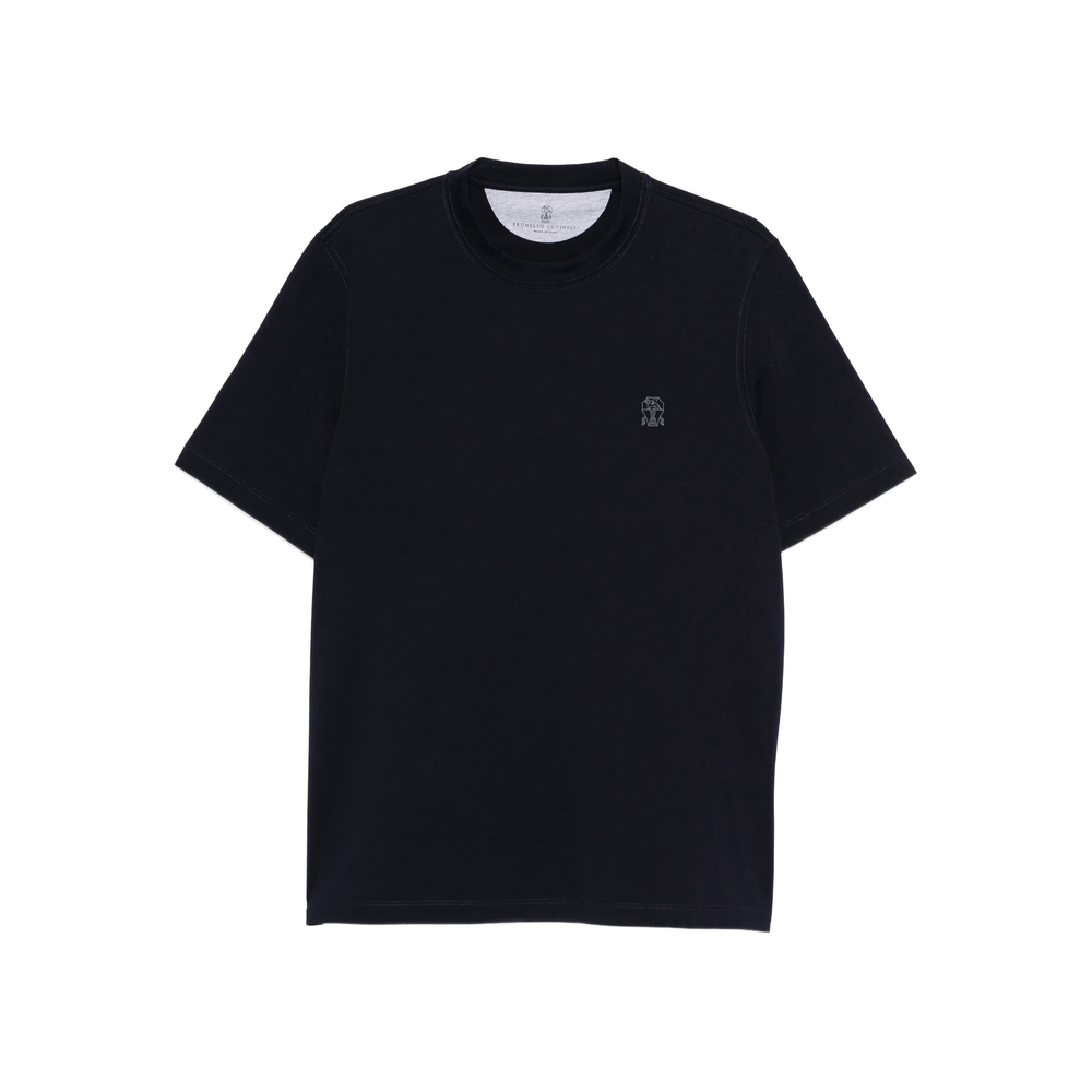 Brunello Cucinelli Logo-detail Crew-neck T-shirt
