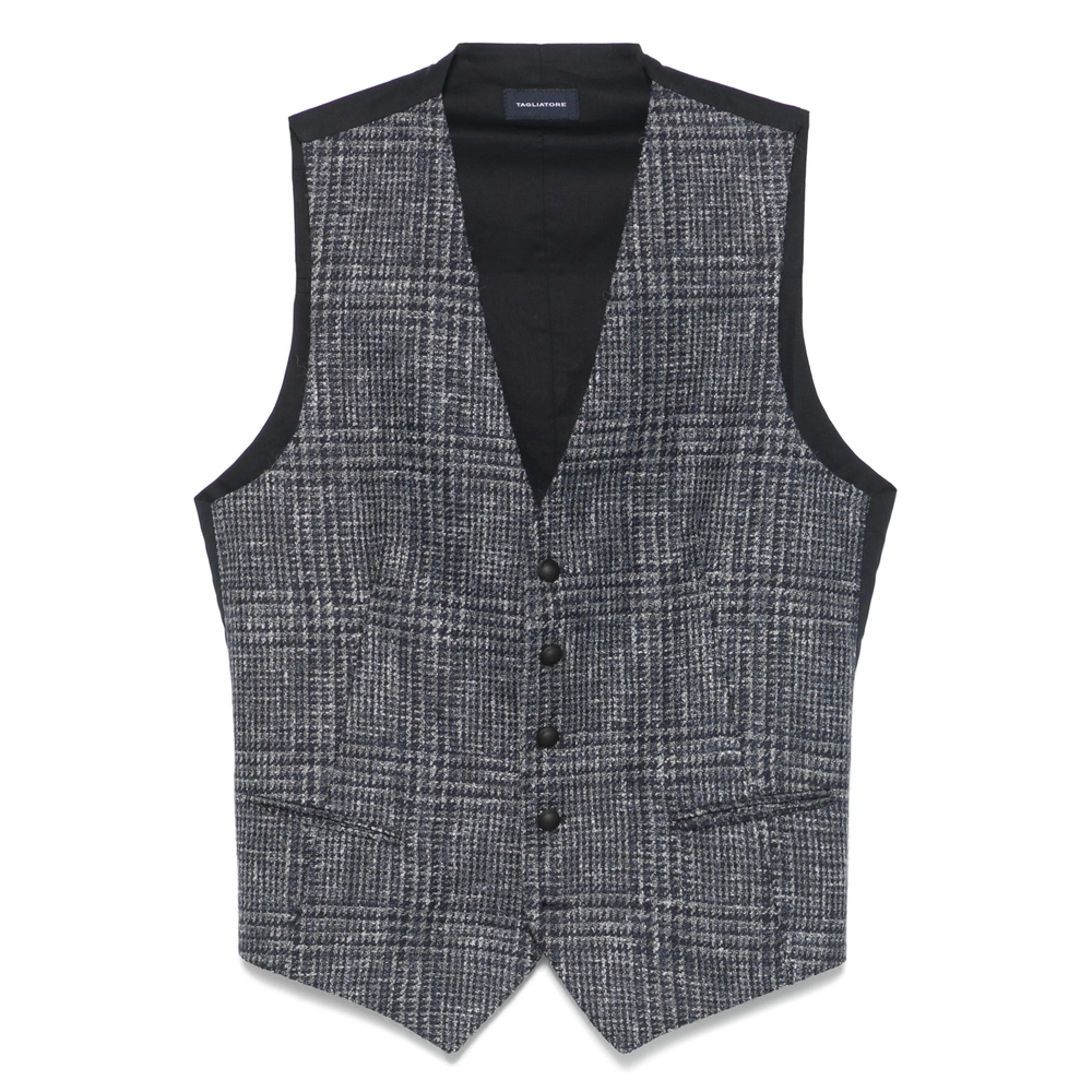 Tagliatore Check-print Waistcoat