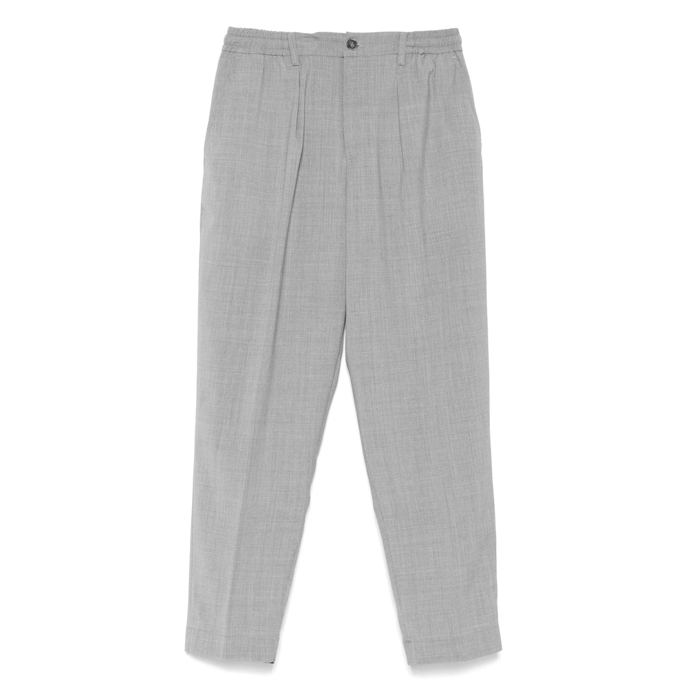 The Editor Mélange-effect Trousers