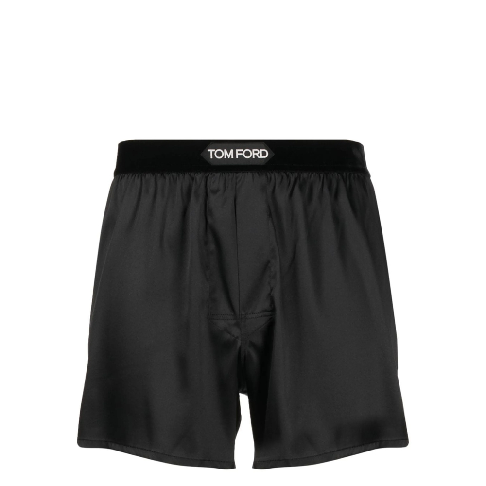 Tom Ford Underwear Logo-waistband Silk Boxers