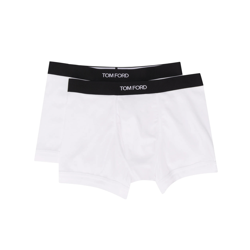 Tom Ford Underwear Logo-waistband Boxer Shorts (set Of Two)