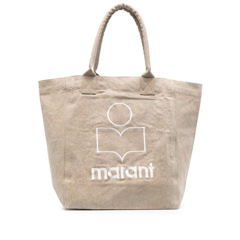 Isabel Marant Yenky Canvas Logo Tote Bag