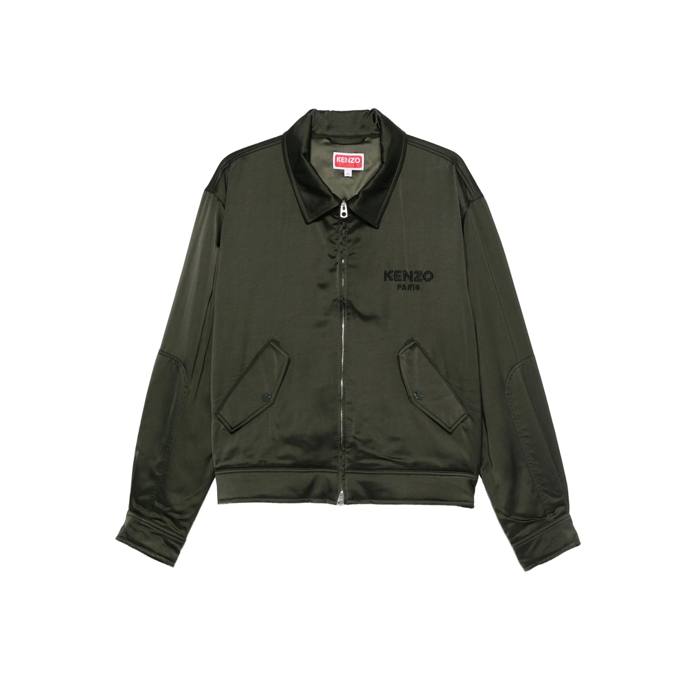 Kenzo Logo-embroidered Flap-pocket Jacket