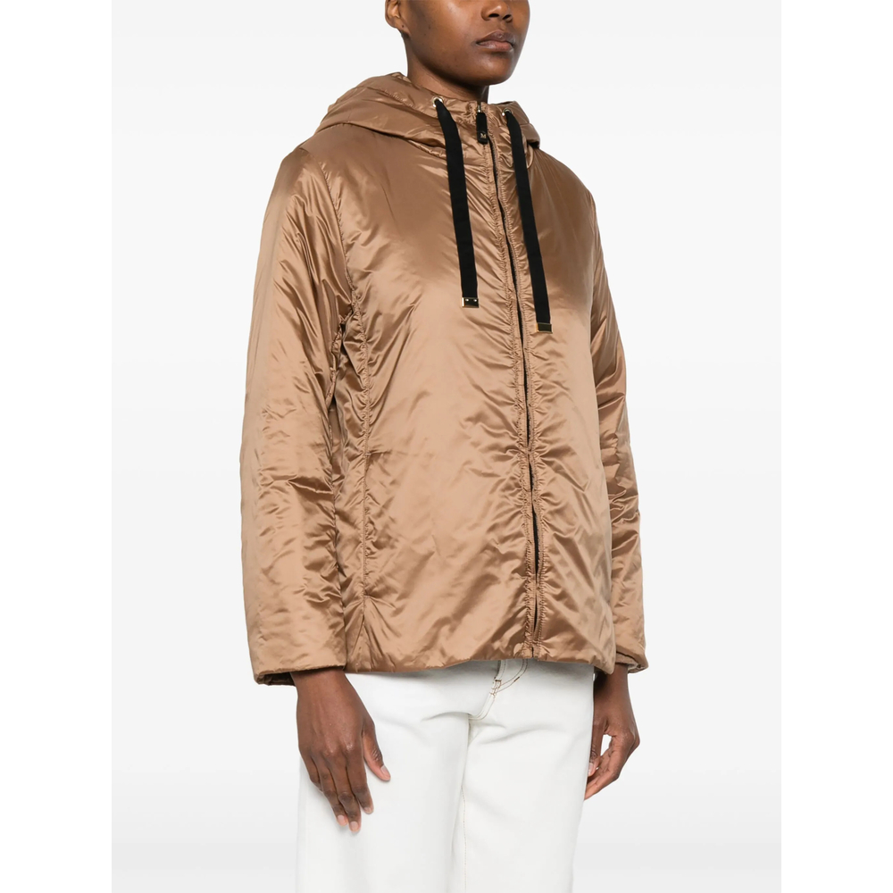The Cube Satin Hooded Jacket