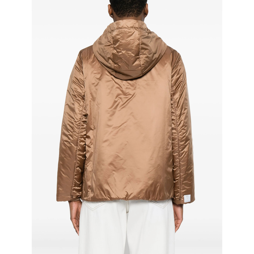 The Cube Satin Hooded Jacket
