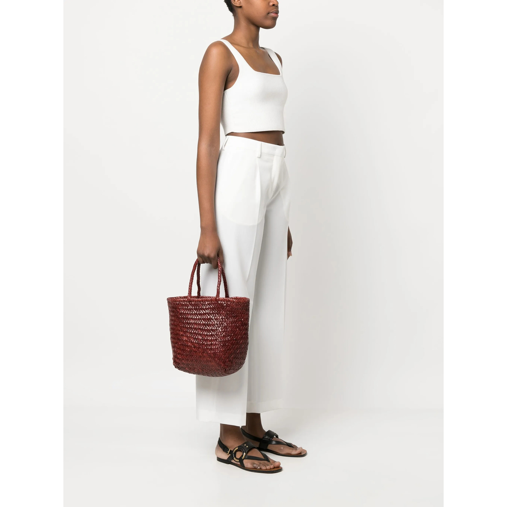 Small Grace Basket Woven Tote Bag