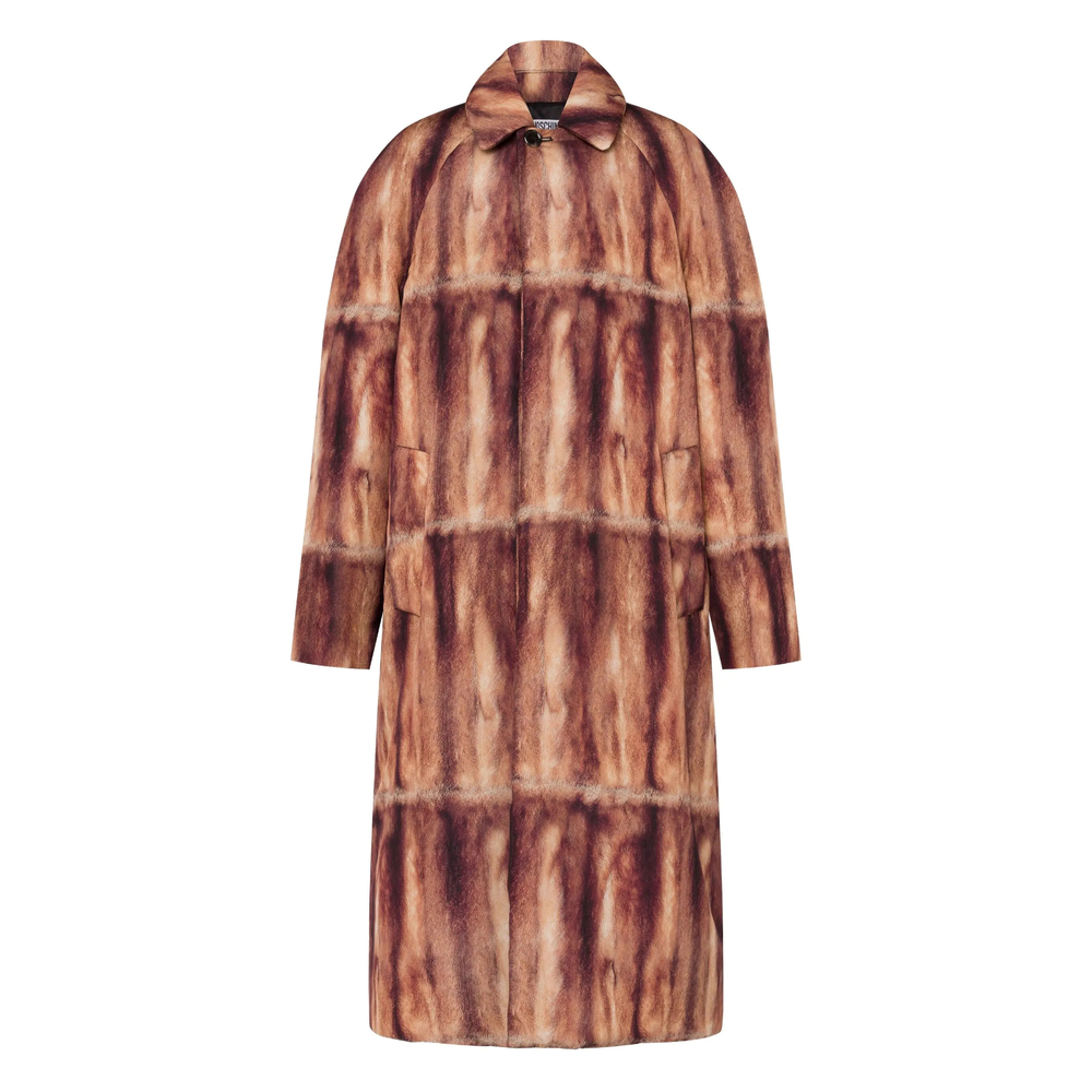 Moschino Abstract Printed Coat