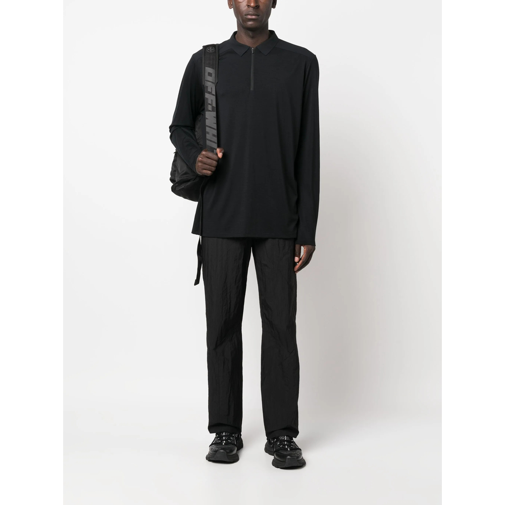 Zip-Up Polo Shirt