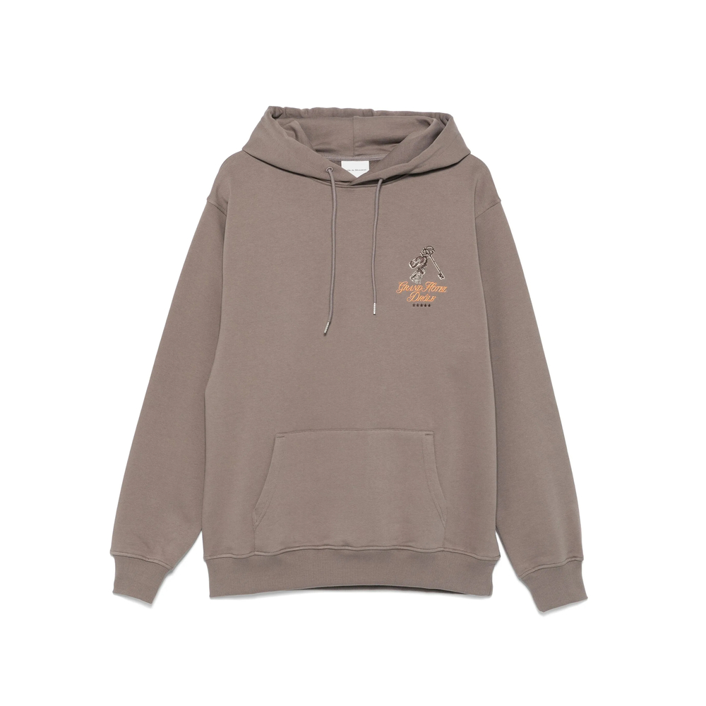 Drole De Monsieur Logo-embroidered Hoodie