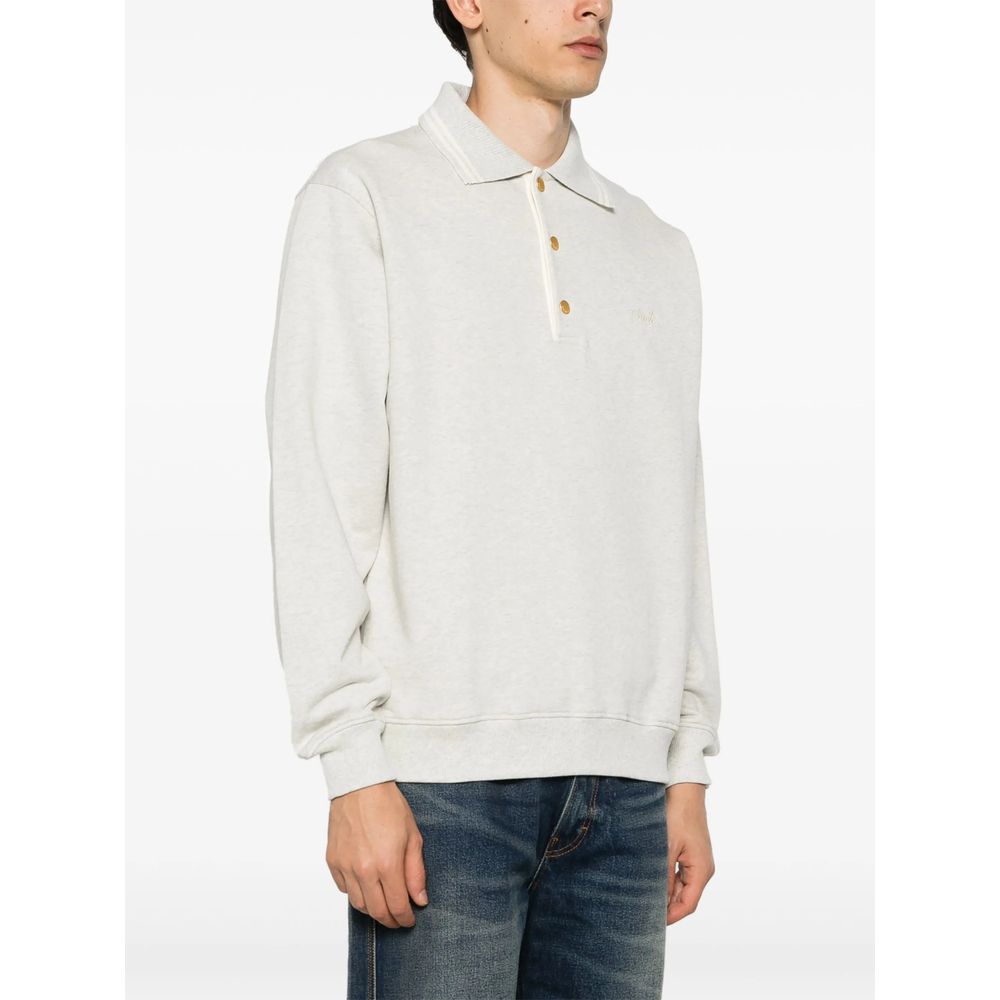Drôle De Monsieur Embroidered-Logo Cotton Jumper