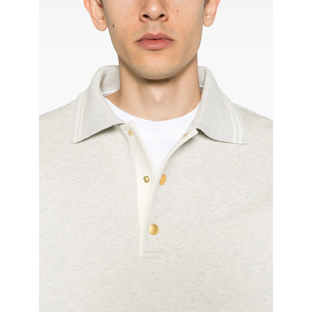 Drôle De Monsieur Embroidered-Logo Cotton Jumper