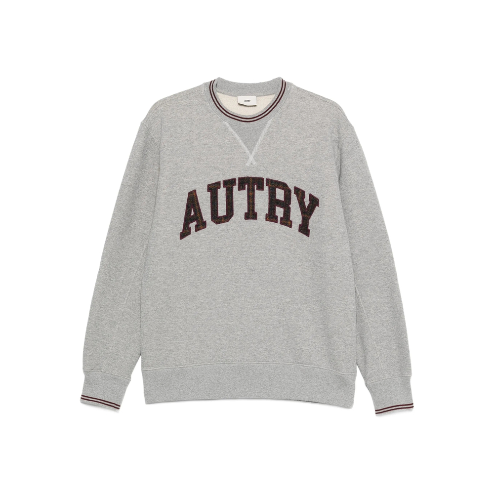 Autry Logo-embroidered Crew-neck Sweatshirt