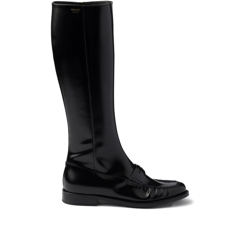 Prada Leather Zip-fastening Boots