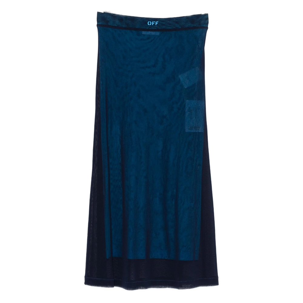 Off-white Mesh Midi Skirt Off-white Mesh Midi Skirt