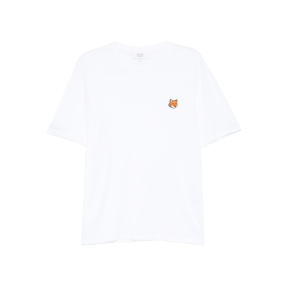 Maison Kitsuné Fox-head Patch T-shirt