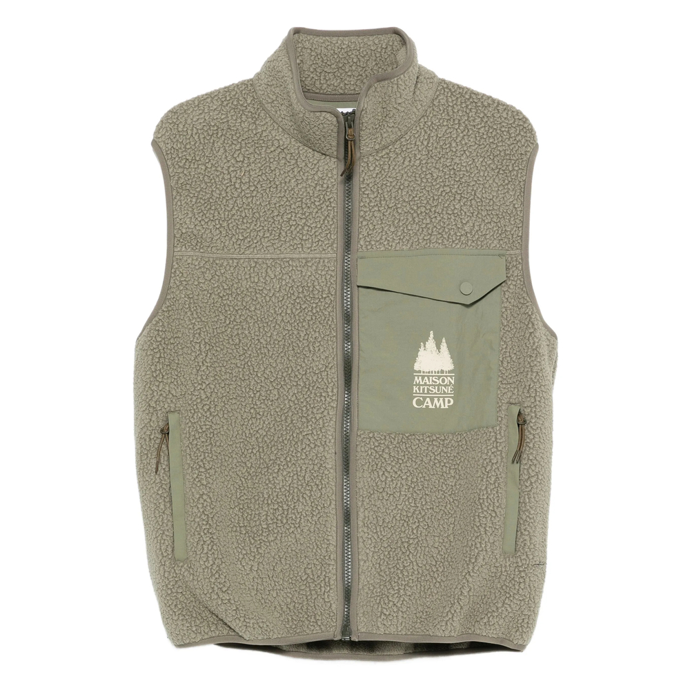 Maison Kitsuné Zip-fastening Chest-pocket Gilet