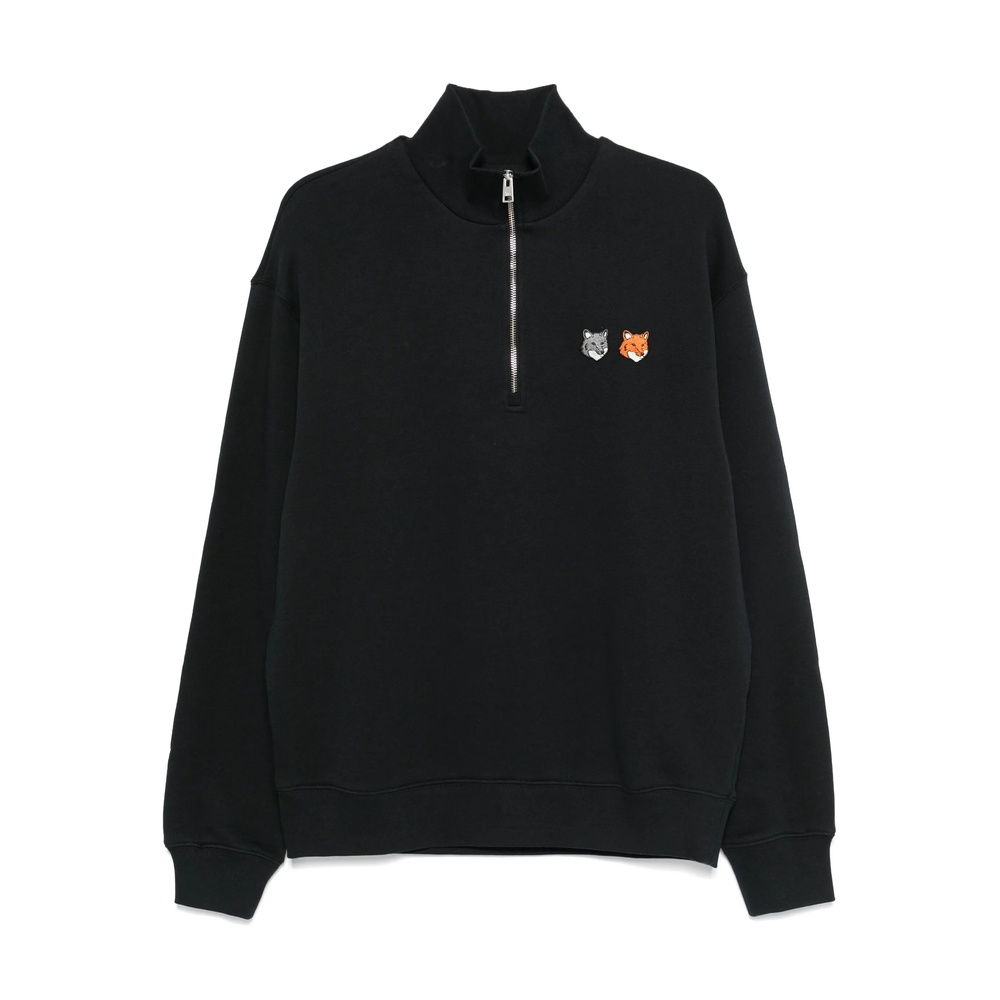 Maison Kitsuné Fox Head Half-zip Sweatshirt