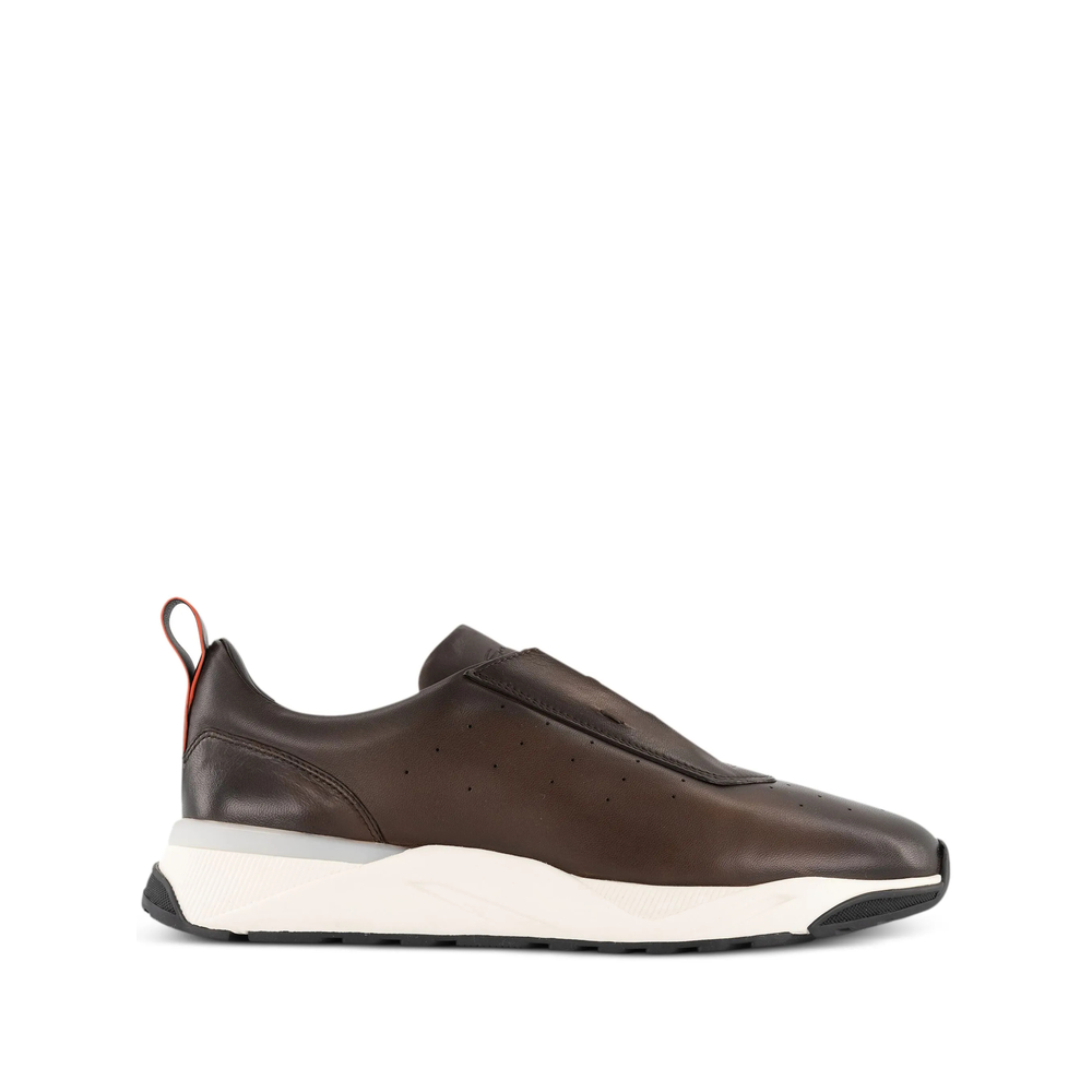 Santoni Leather Sneakers