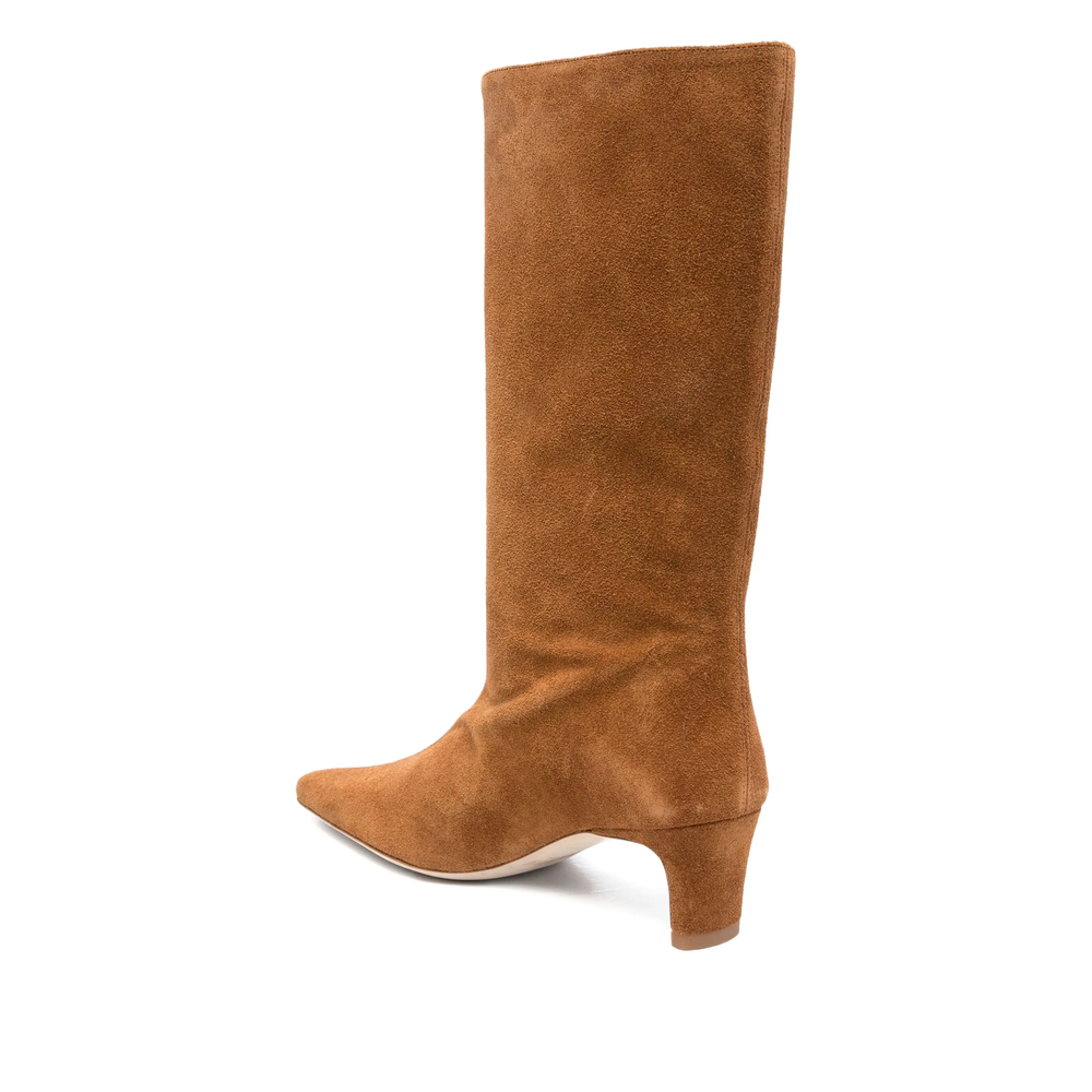 60Mm Wally Suede Leather Pointed-Toe Boots