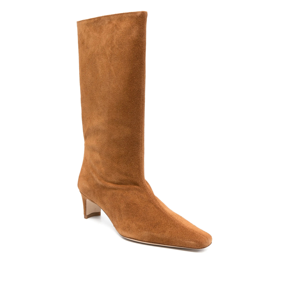 60Mm Wally Suede Leather Pointed-Toe Boots