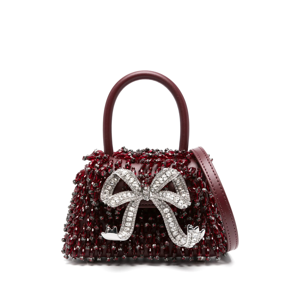 Self Portrait Crystal-embellished Mini Bag