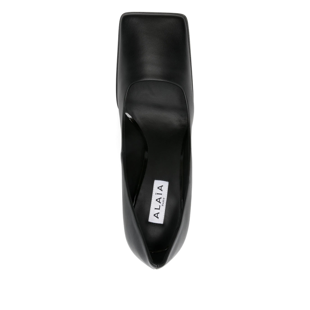 Alaïa 90Mm Shiny Pumps