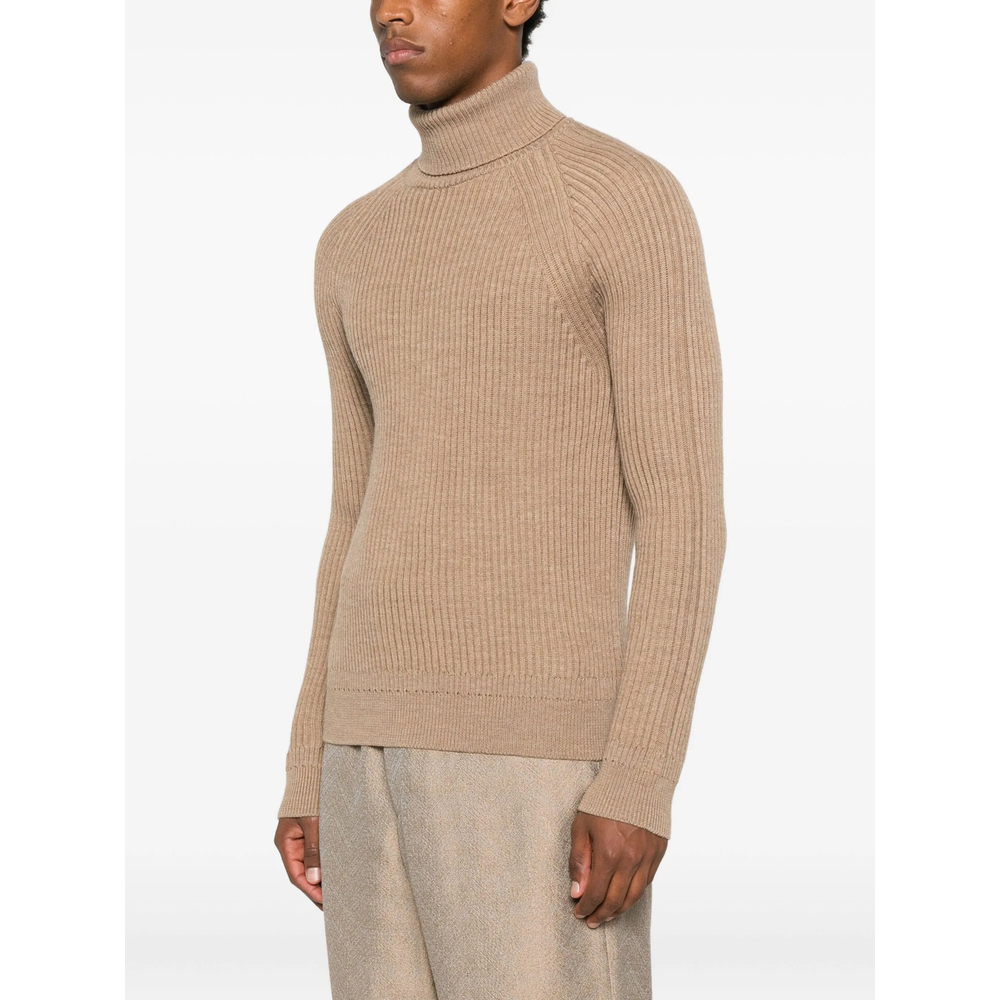 Ribbed Turtleneck Sweater