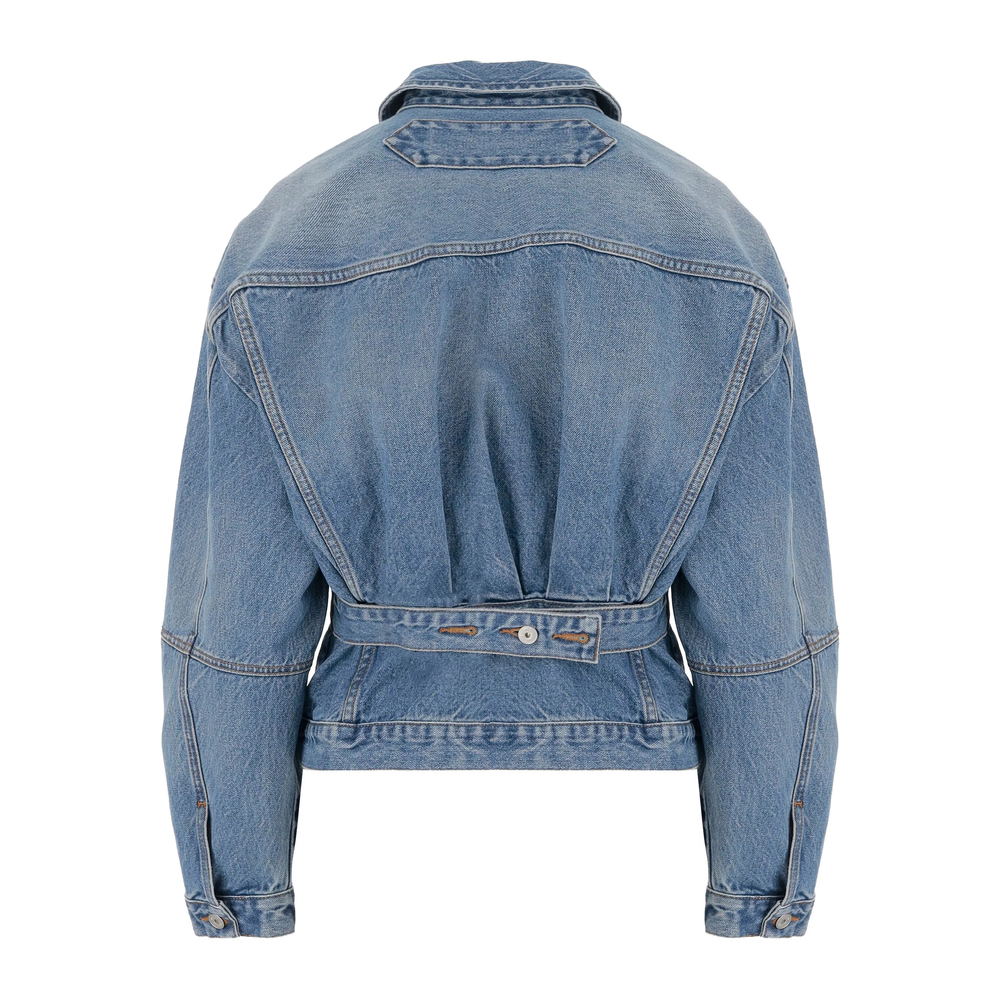 Belted Denim Jacket