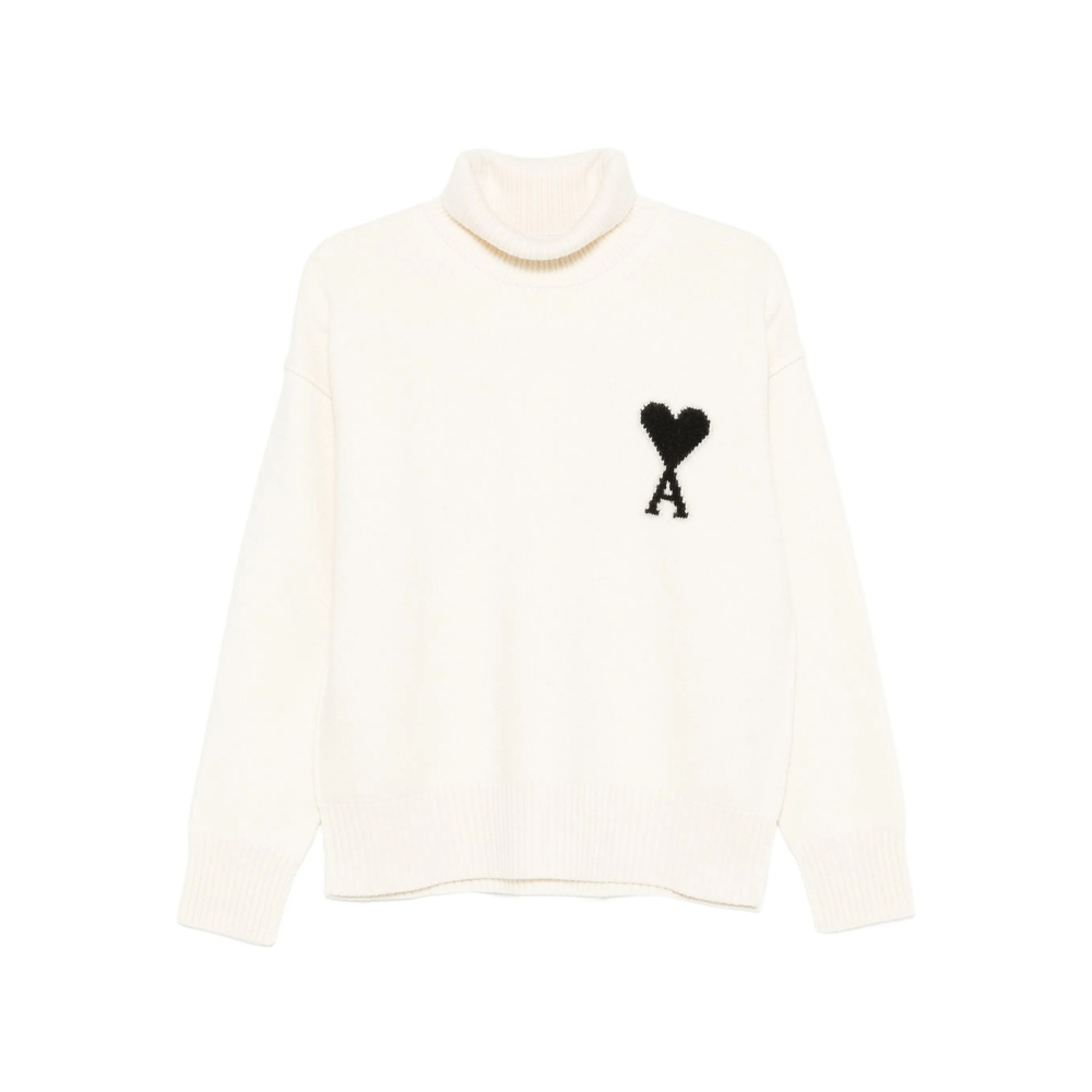 Ami Paris Ami De Coeur Turtleneck Sweater