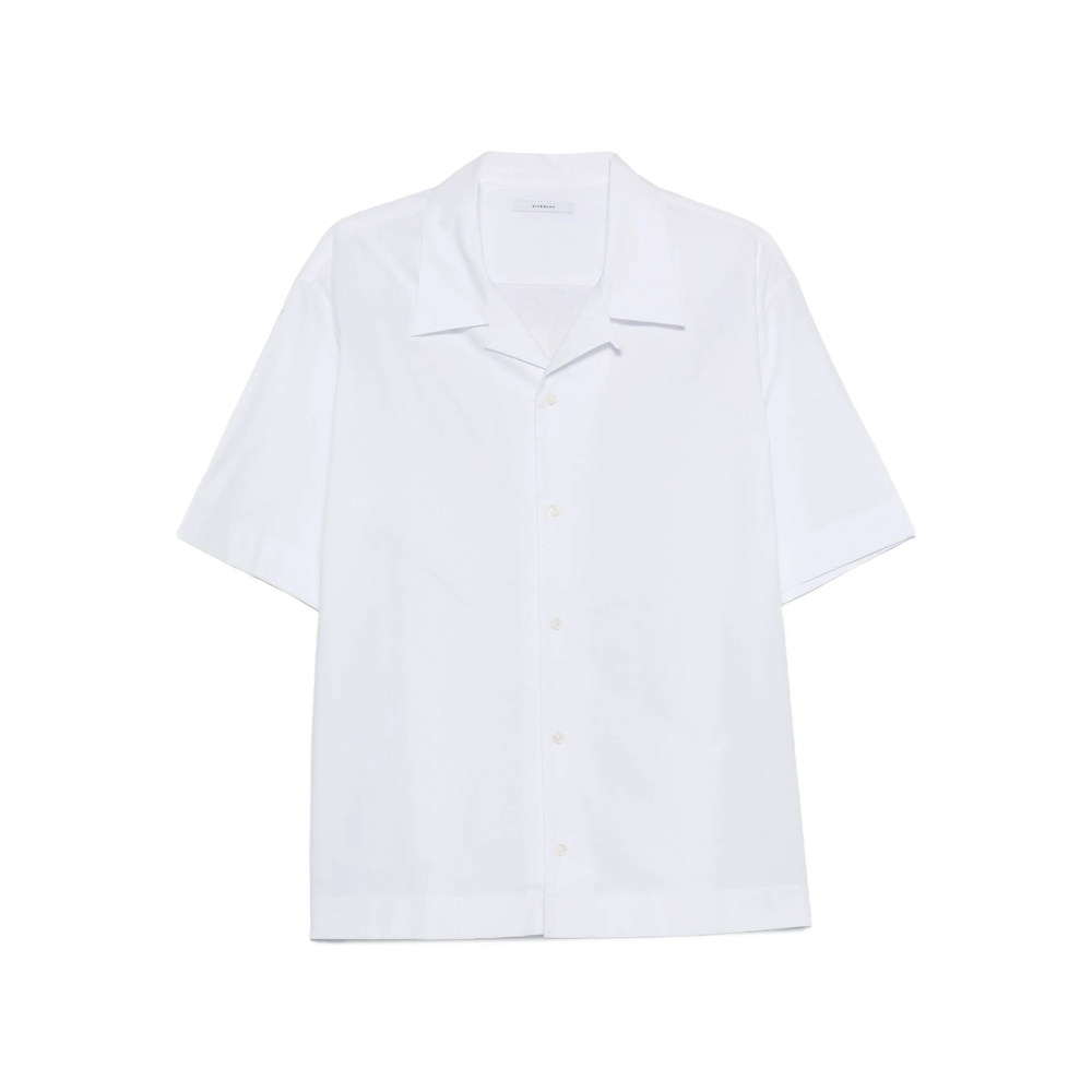Givenchy Revere-collar Short-sleeve Shirt