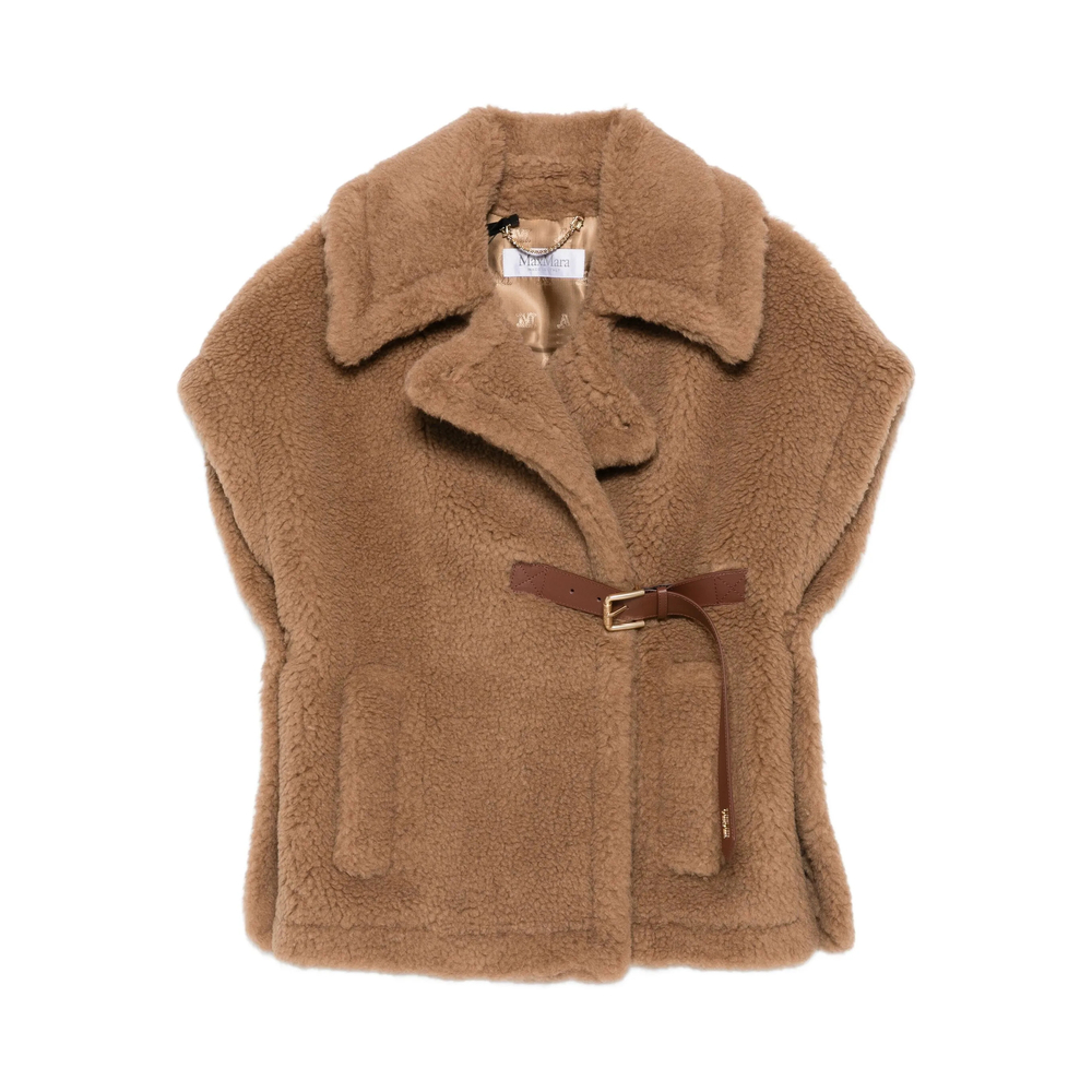 Max Mara New Abavo Faux-fur Cape Jacket