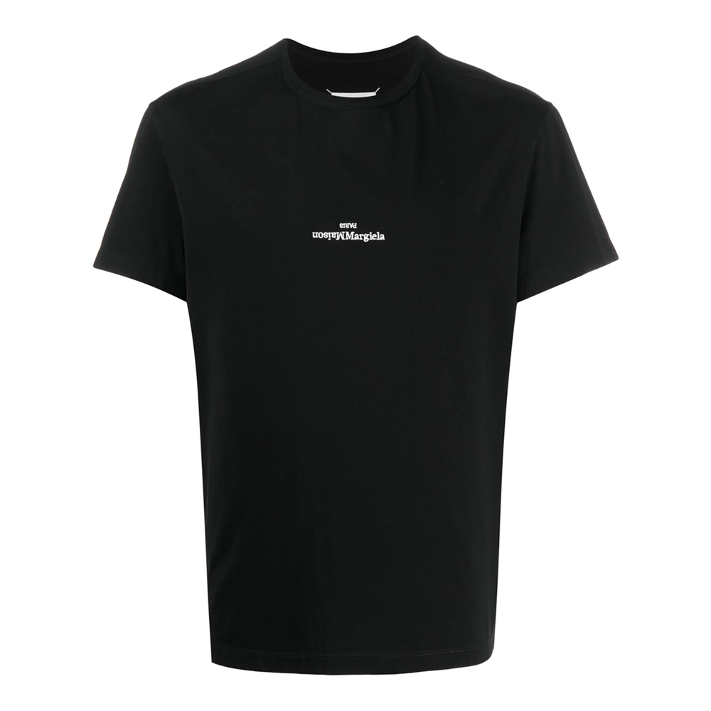 Maison Margiela Distorted-logo Cotton T-shirt