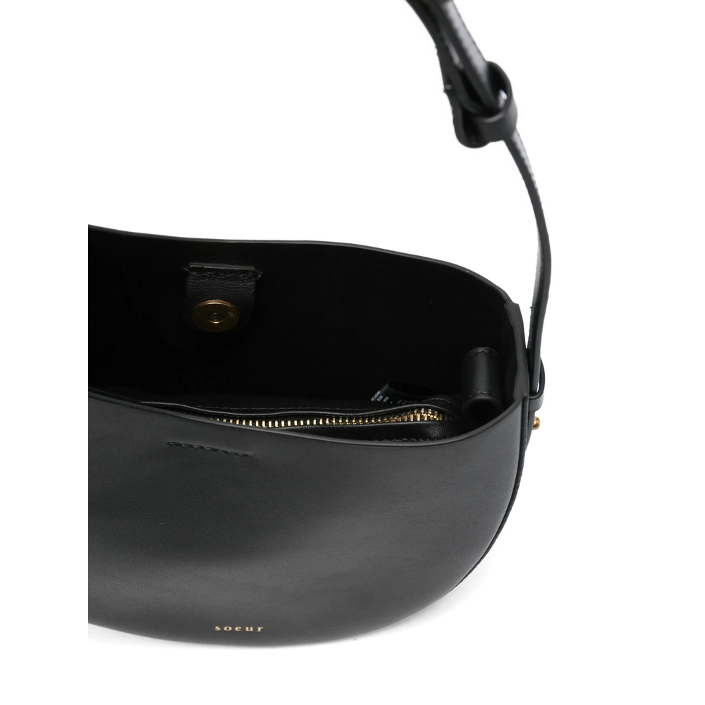 Wino Crescent Sheepskin Shoulder Bag