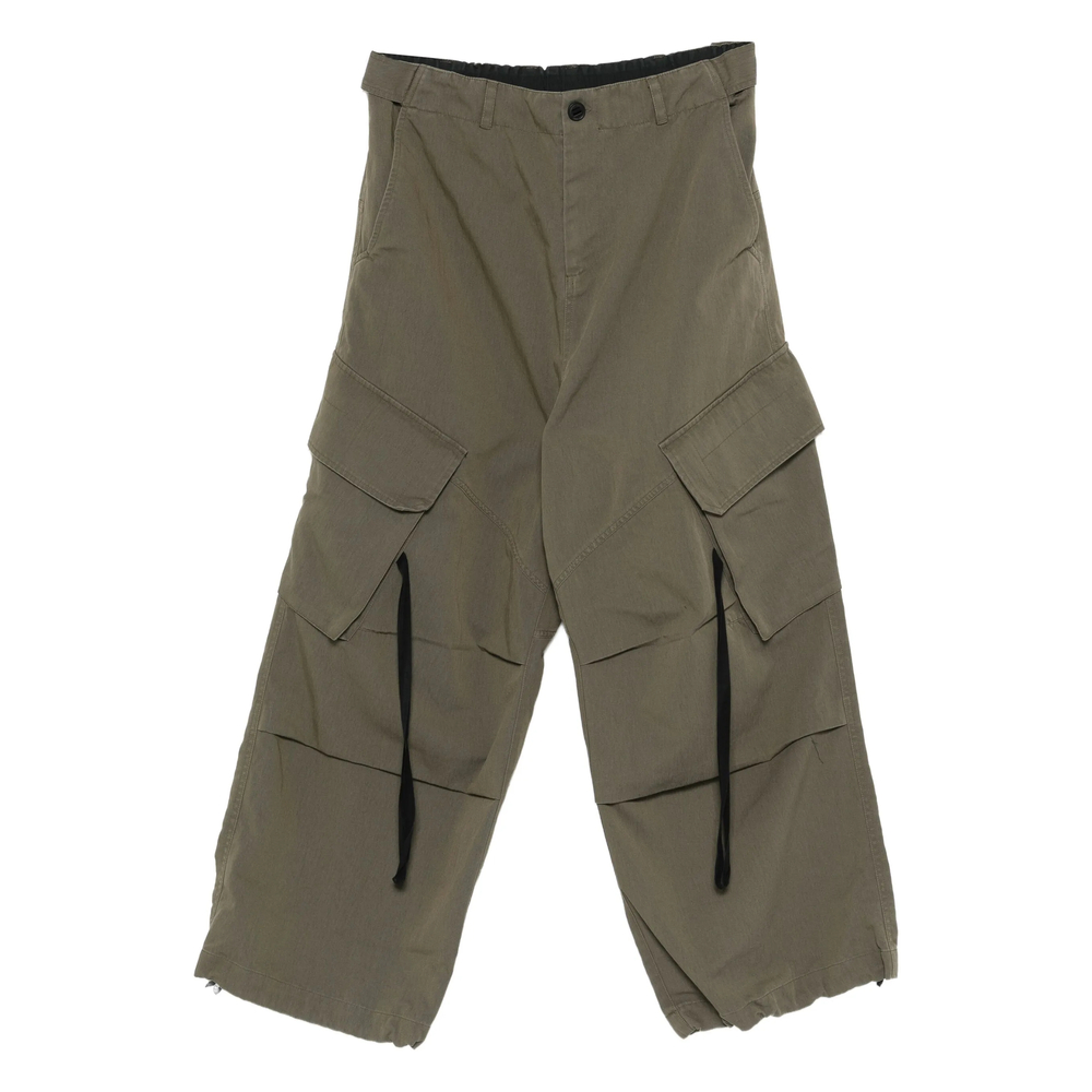 Isabel Benenato Cotton Cargo Trousers