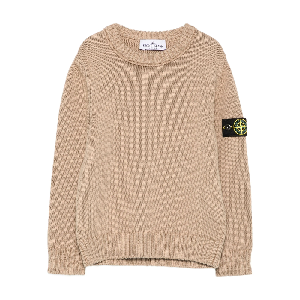 Stone Island Logo-patch Crew-neck Sweater