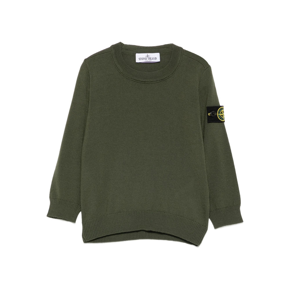 Stone Island Logo-patch Wool Sweater