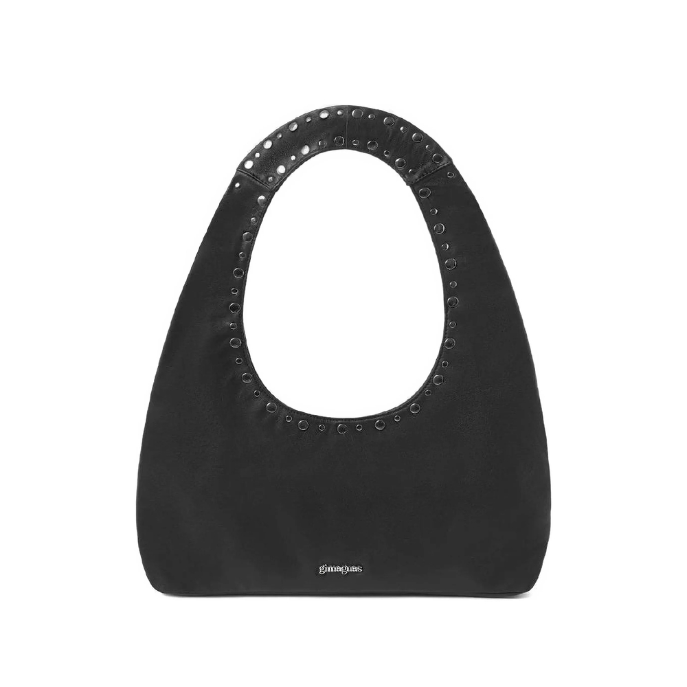 Gimaguas Franca Stud-embellished Leather Tote Bag In Black