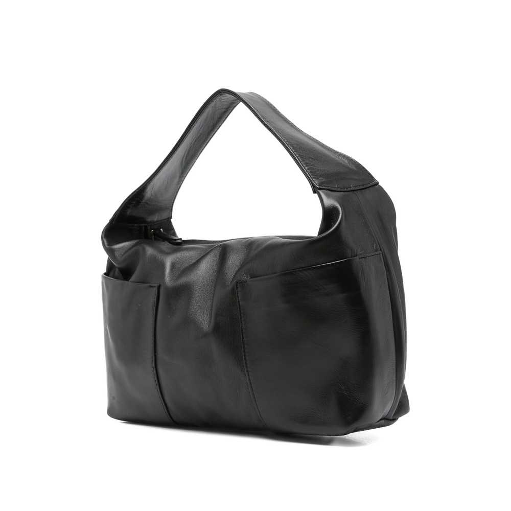 Leather Top-Handle Shoulder Bag