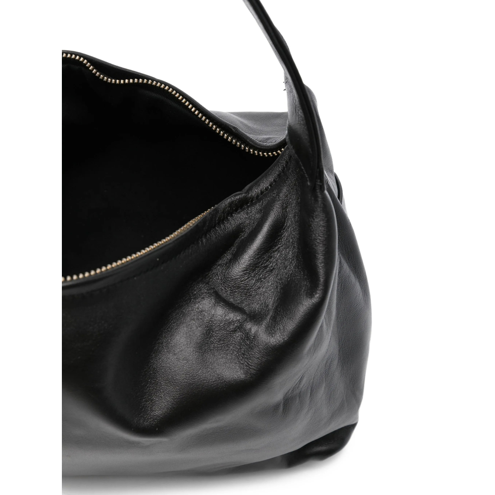 Leather Top-Handle Shoulder Bag
