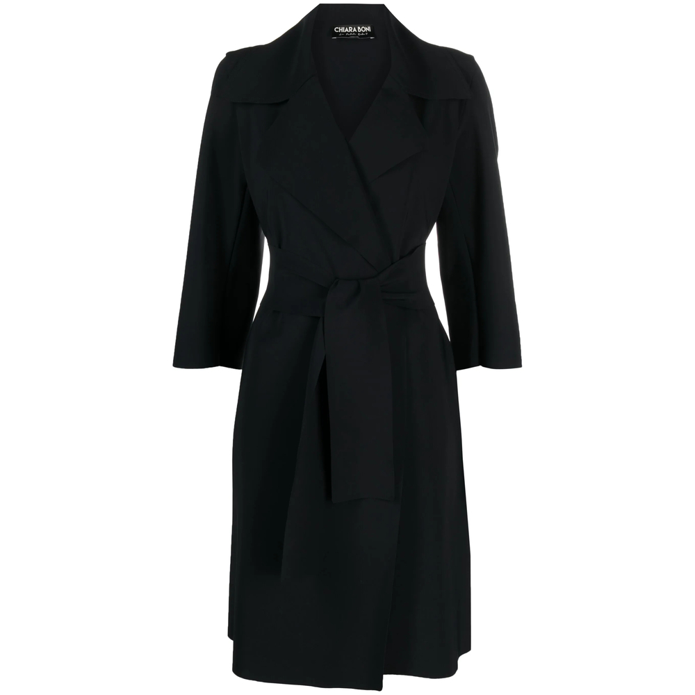 Chiara Boni Saveria Belted Duster Coat