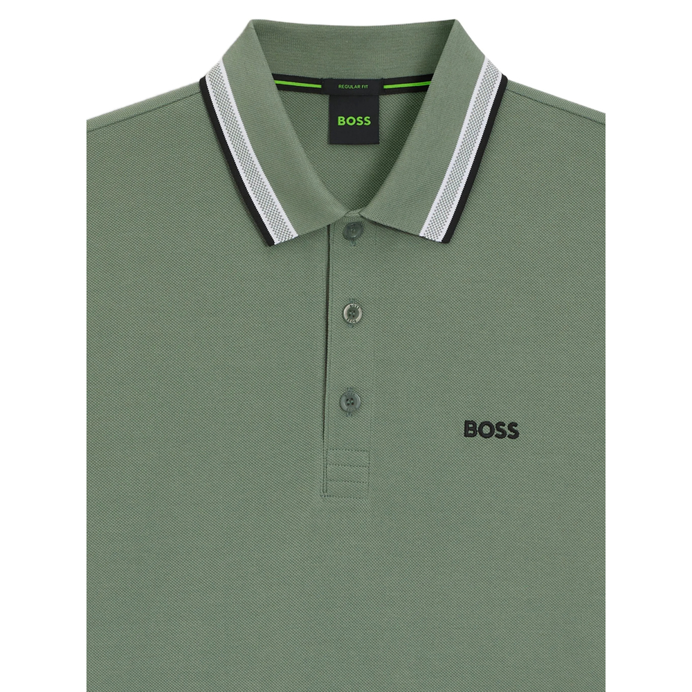 Tipped-Collar Polo Shirt