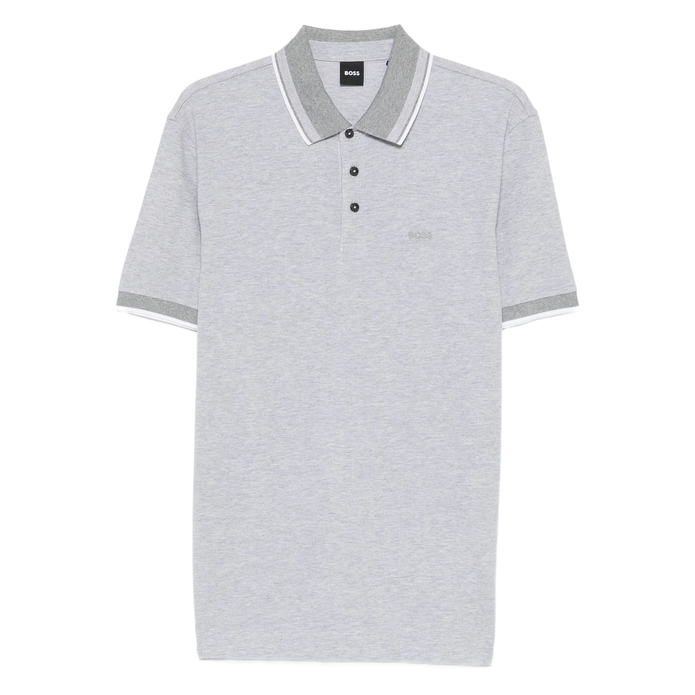 Boss Buttoned Trim Polo Shirt