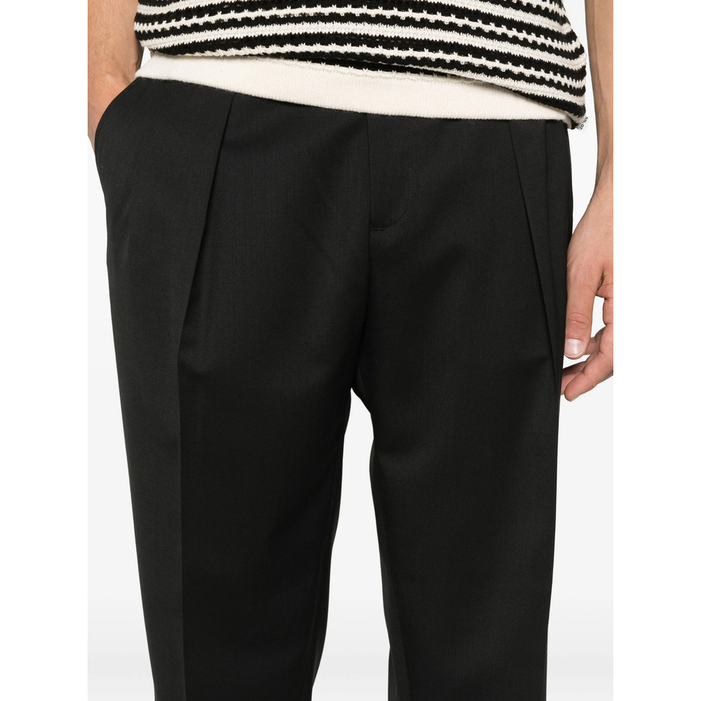 Pleated-Front Trousers