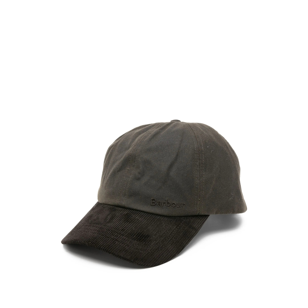 Barbour Corduroy Panelled Cap