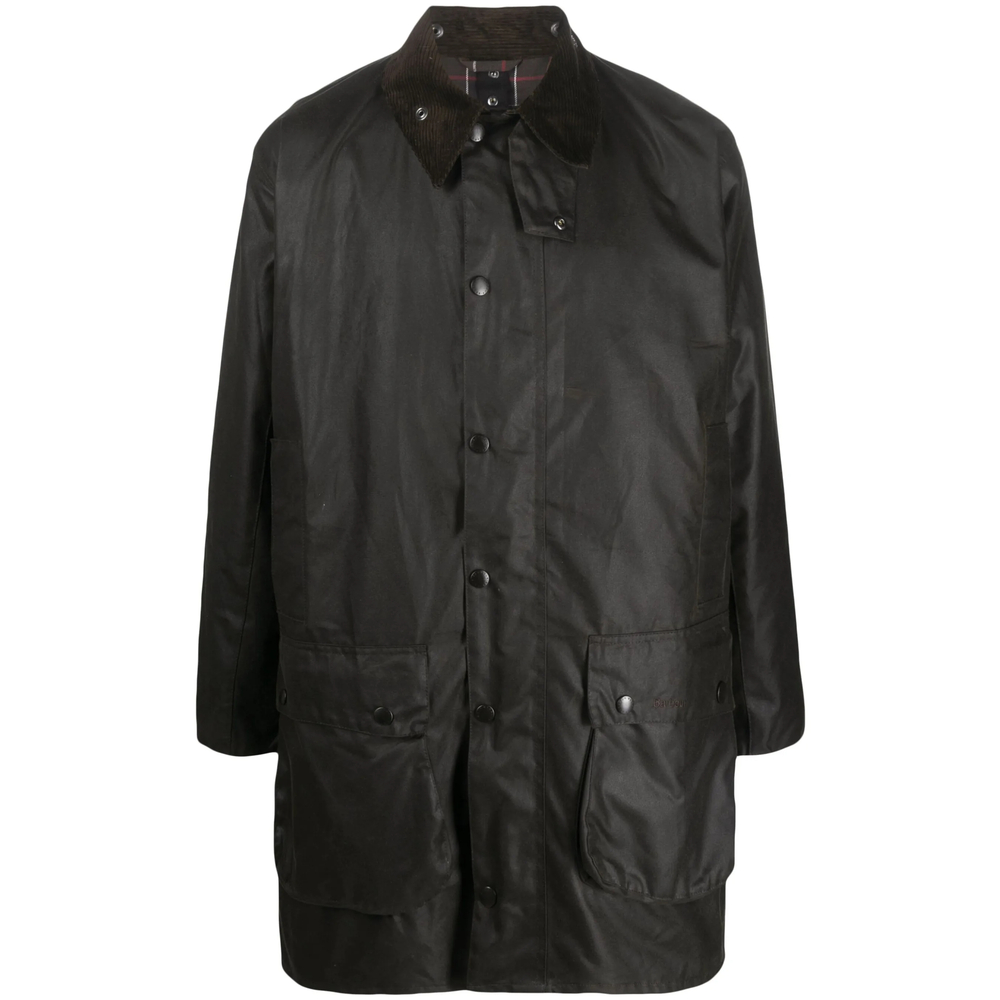 Barbour Northumbria Constrast-collar Wax Jacket