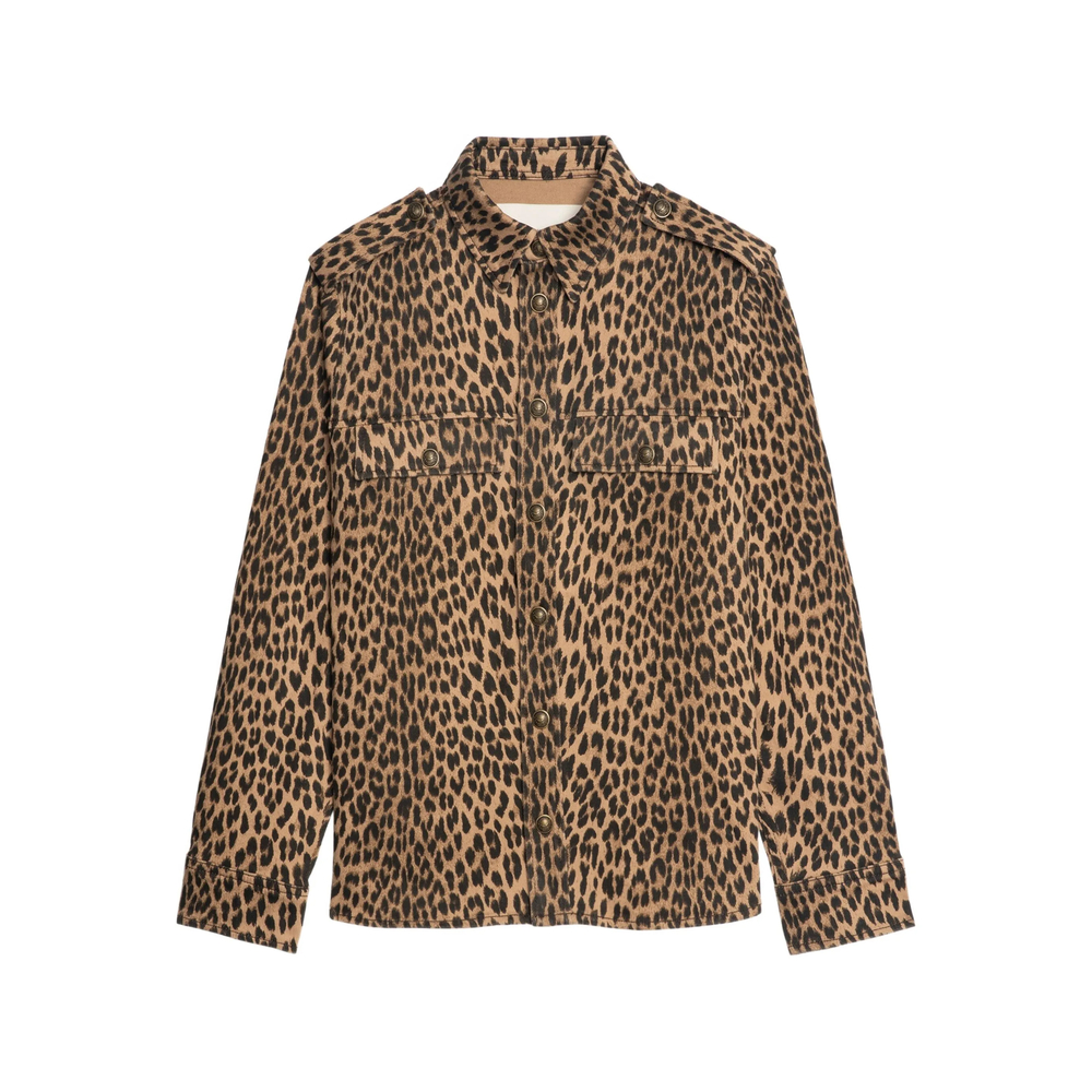 Zadig & Voltaire Leopard-print Button-fastening Shirt