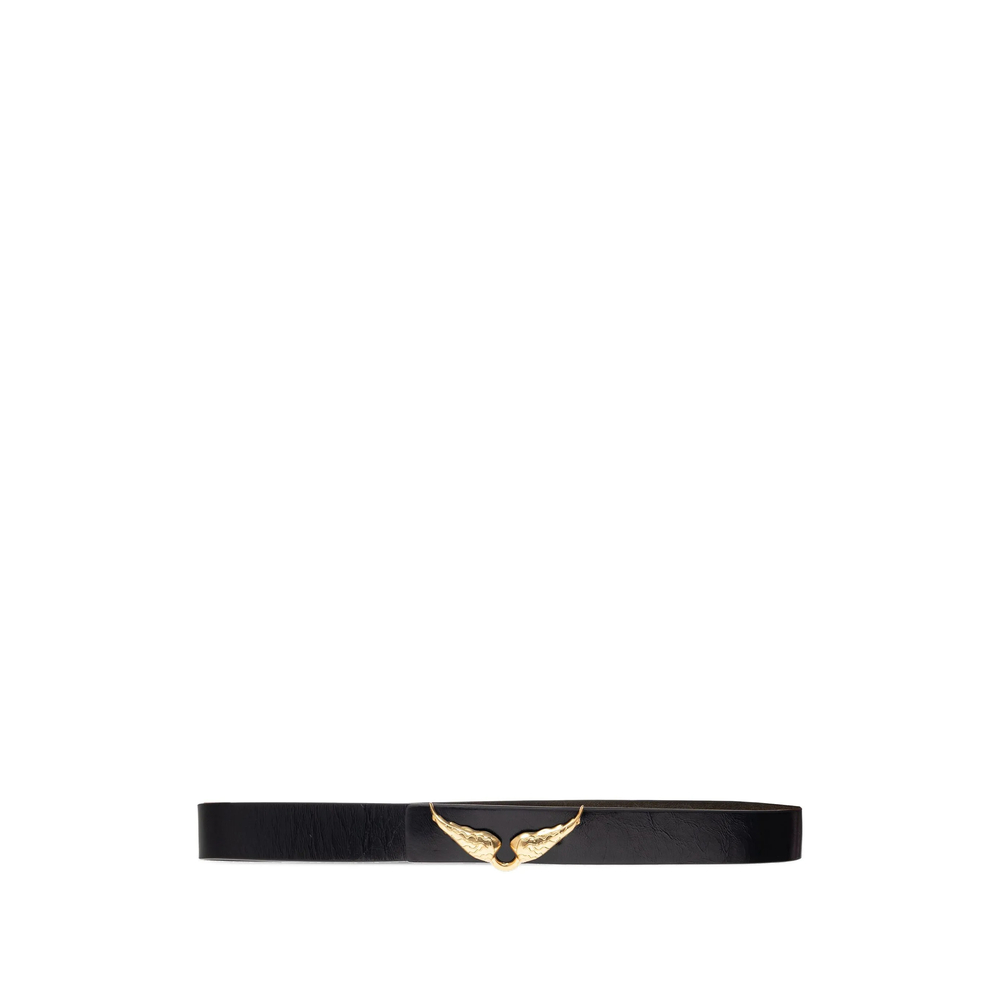 Zadig & Voltaire Winged-buckle Leather Belt