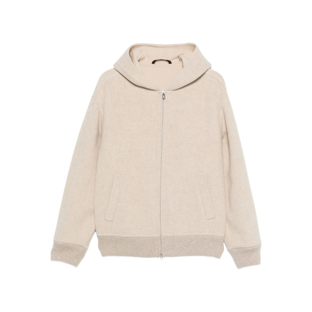 Fedeli Hooded Zip-front Jacket